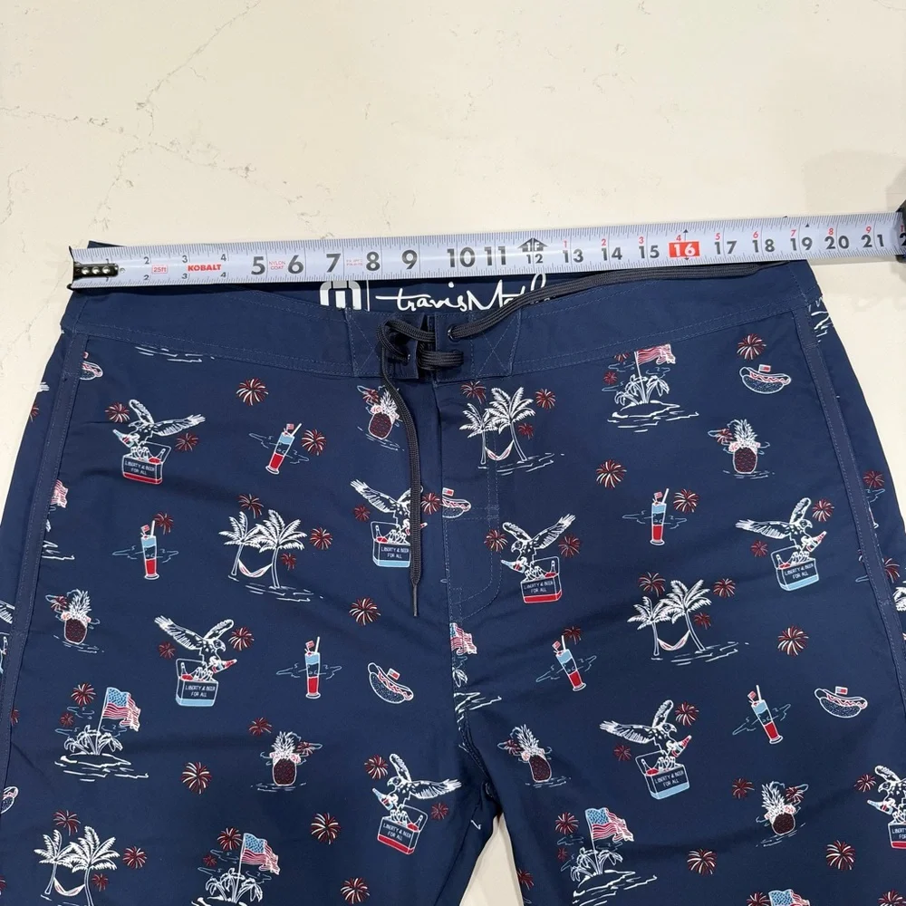 Travis Mathew Men’s Sweet Land Of Beer Boardshorts 38